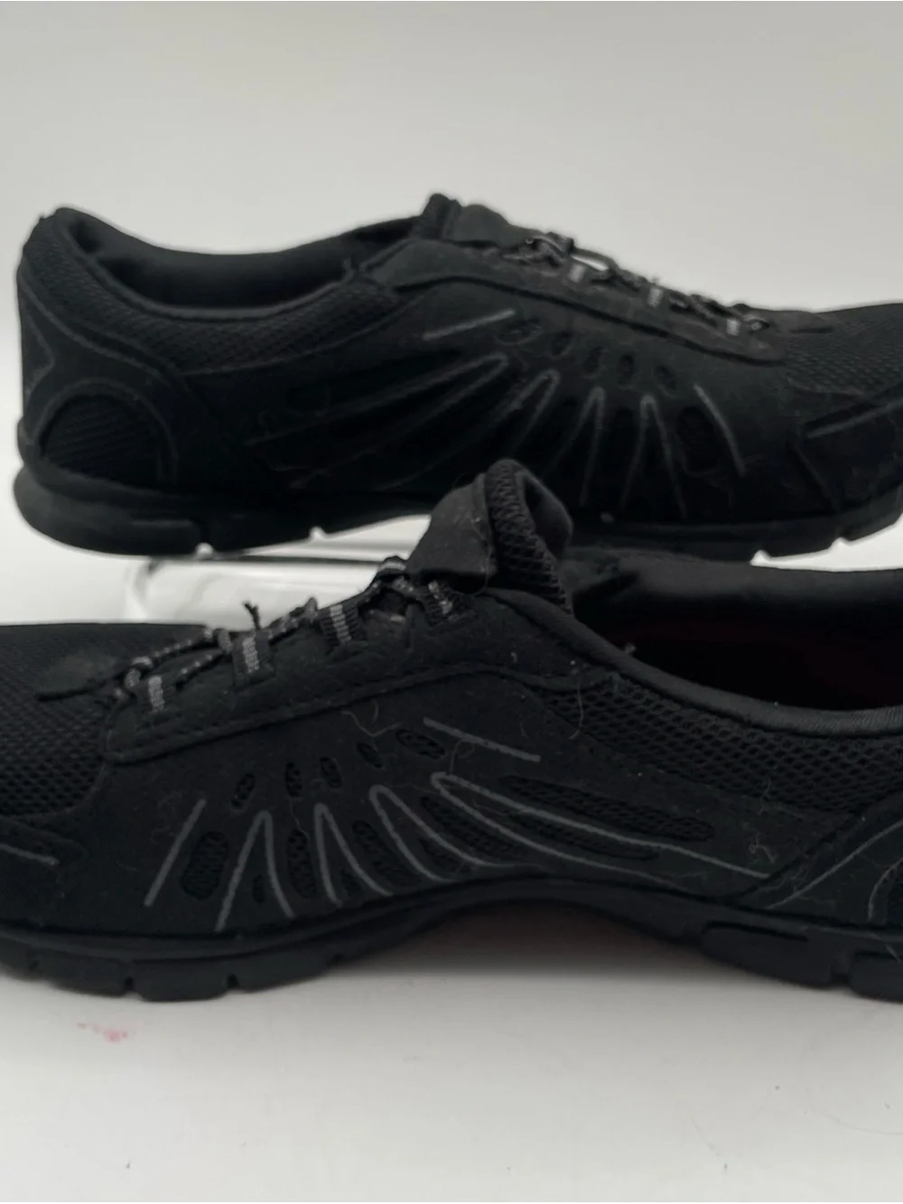 Danskin Now Memory Foam Women's Athletic Walking Shoes Black Size 8.5 Bungee
